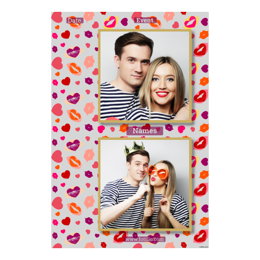 Kissing Day + hearts + 329 gray with captions Kissing Day + hearts + 329 gray with captions