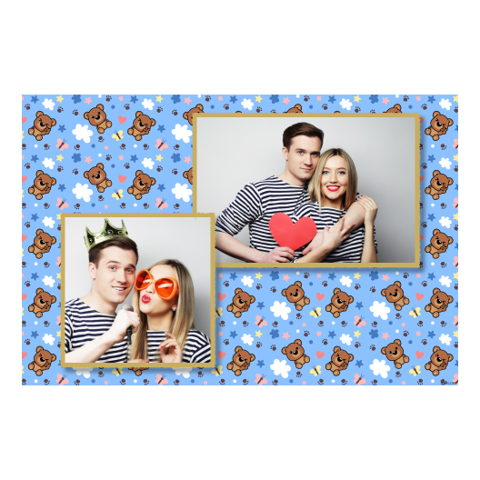 Teddy Bear Day + animals and stars + 401 light blue Teddy Bear Day + animals and stars + 401 light blue