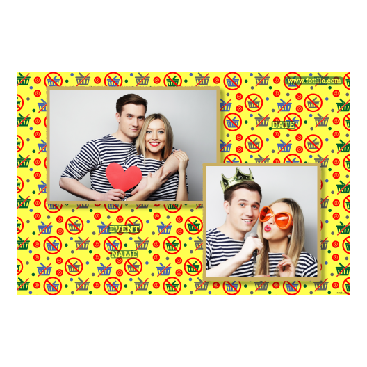 Buy Nothing Day + dots + 402 yellow with captions Buy Nothing Day + dots + 402 yellow with captions