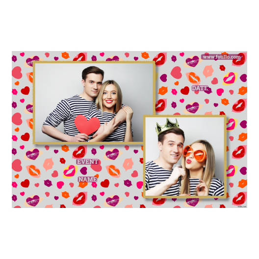 Kissing Day + hearts + 402 gray with captions Kissing Day + hearts + 402 gray with captions