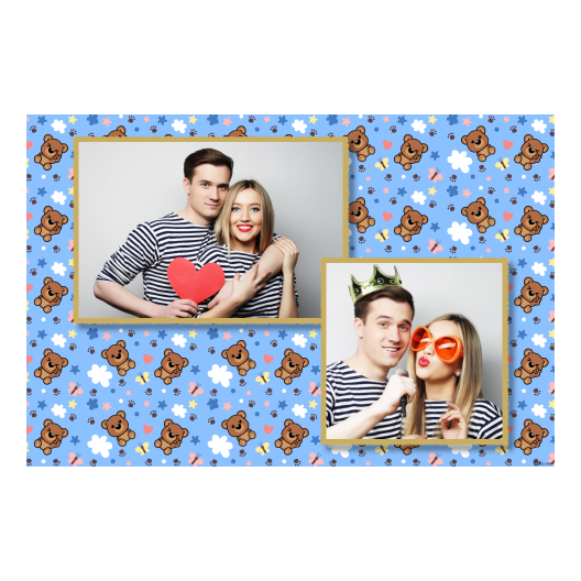 Teddy Bear Day + animals and stars + 402 light blue Teddy Bear Day + animals and stars + 402 light blue