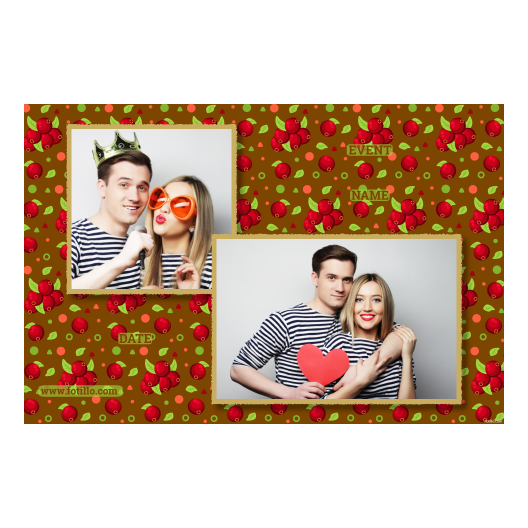 Cranberry Day + dots and leaves + 403 brown with captions Cranberry Day + dots and leaves + 403 brown with captions