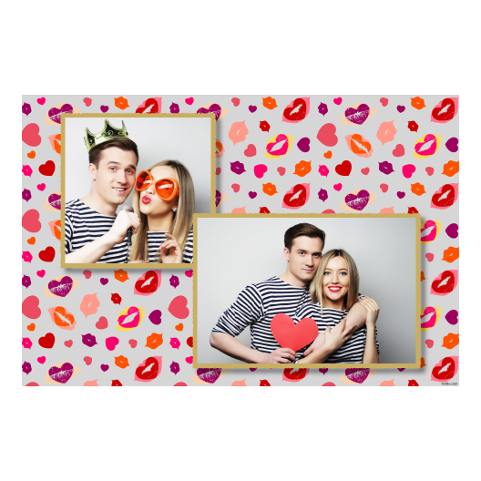 Kissing Day + hearts + 403 gray Kissing Day + hearts + 403 gray