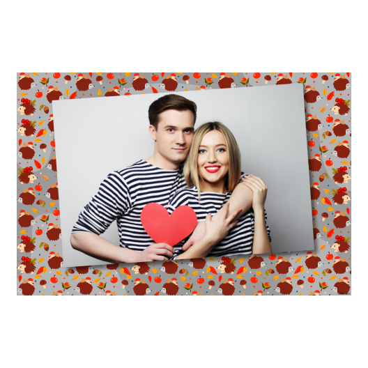 Hedgehog Day + leaves and fruits + 405 gray Hedgehog Day + leaves and fruits + 405 gray