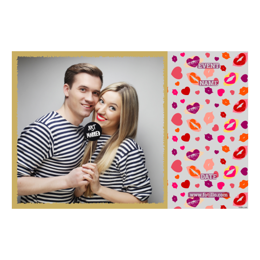 Kissing Day + hearts + 408 gray with captions Kissing Day + hearts + 408 gray with captions