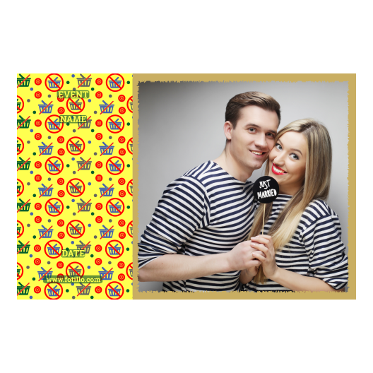 Buy Nothing Day + dots + 409 yellow with captions