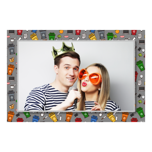Recycling Day + garbage + 410 gray Recycling Day + garbage + 410 gray