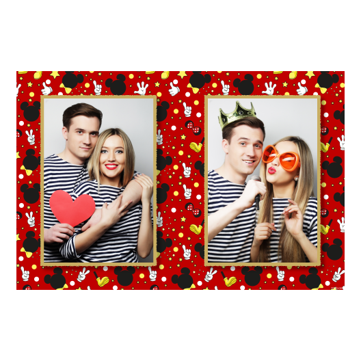 Mickey Mouse Day + stars + 411 red Mickey Mouse Day + stars + 411 red