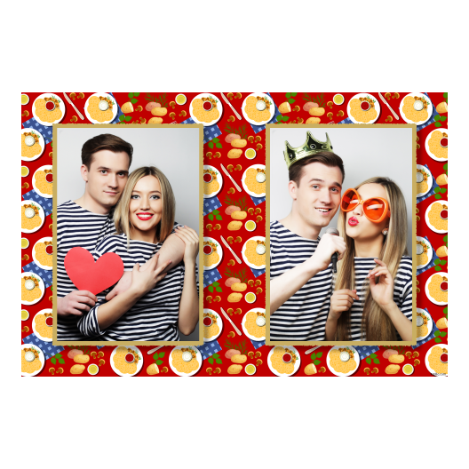 Dzień Placków Ziemniaczanych + warzywa i posiłki + 411 czerwony Dzień Placków Ziemniaczanych + warzywa i posiłki + 411 czerwony