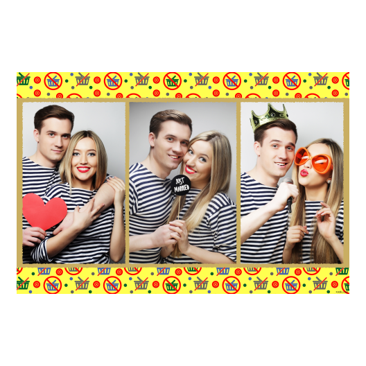 Buy Nothing Day + dots + 412 yellow