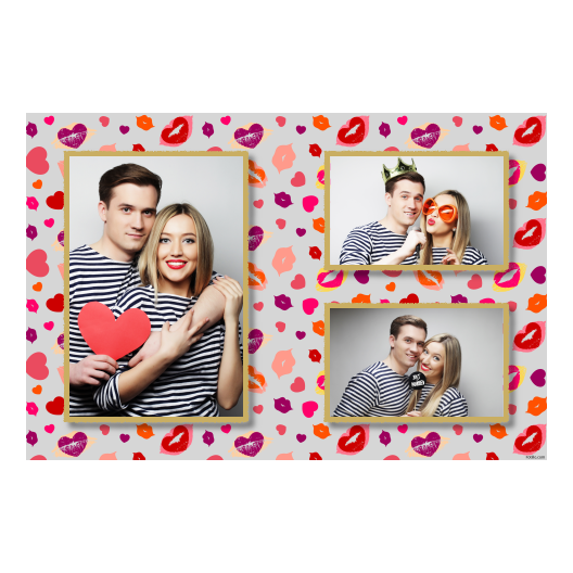 Kissing Day + hearts + 413 gray Kissing Day + hearts + 413 gray