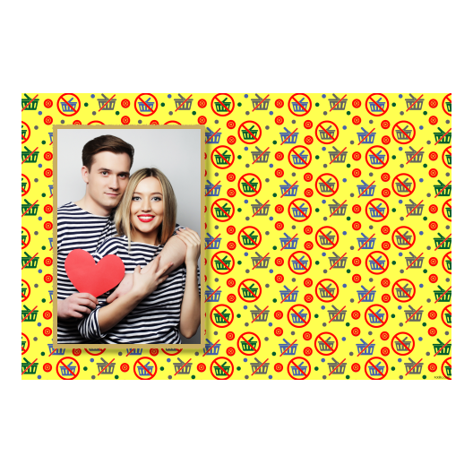 Buy Nothing Day + dots + 415 yellow