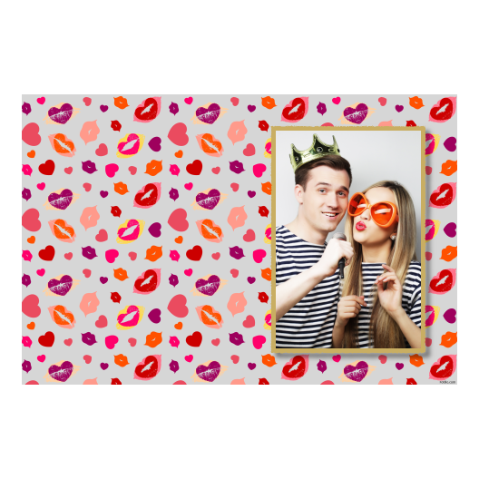 Kissing Day + hearts + 416 gray Kissing Day + hearts + 416 gray