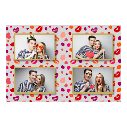 Kissing Day + hearts + 417 gray Kissing Day + hearts + 417 gray