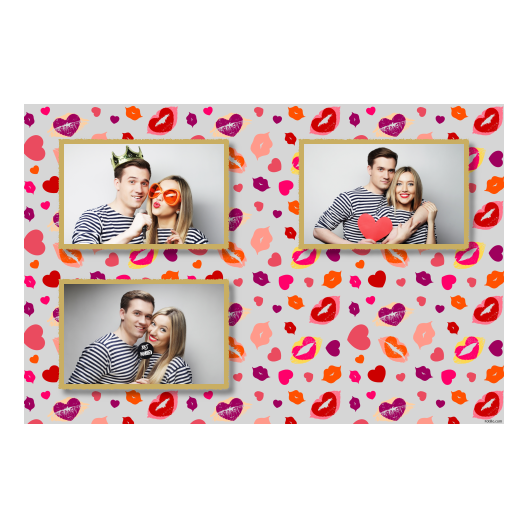 Kissing Day + hearts + 418 gray Kissing Day + hearts + 418 gray