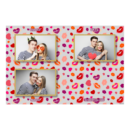 Kissing Day + hearts + 418 gray with captions Kissing Day + hearts + 418 gray with captions