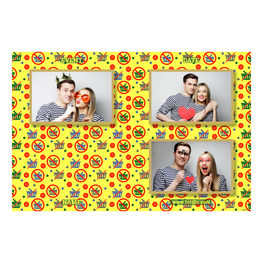 Buy Nothing Day + dots + 419 yellow with captions Buy Nothing Day + dots + 419 yellow with captions