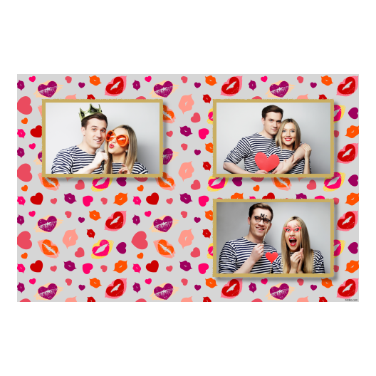 Kissing Day + hearts + 419 gray Kissing Day + hearts + 419 gray