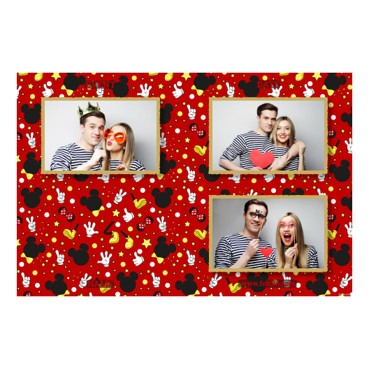 Mickey Mouse Day + stars + 419 red with captions Mickey Mouse Day + stars + 419 red with captions