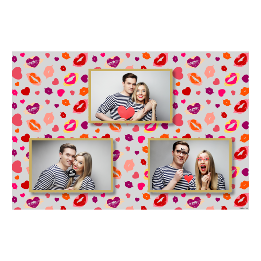 Kissing Day + hearts + 422 gray Kissing Day + hearts + 422 gray