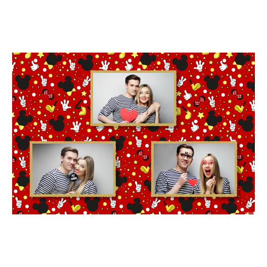 Mickey Mouse Day + stars + 422 red Mickey Mouse Day + stars + 422 red
