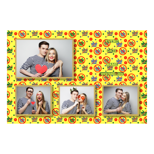 Buy Nothing Day + dots + 424 yellow with captions Buy Nothing Day + dots + 424 yellow with captions