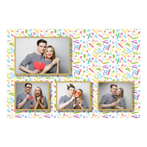 Crayon Day + dots and colors + 424 white