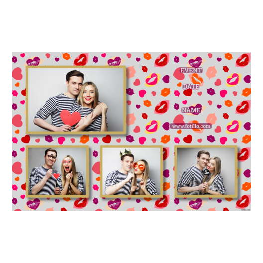 Kissing Day + hearts + 424 gray with captions Kissing Day + hearts + 424 gray with captions