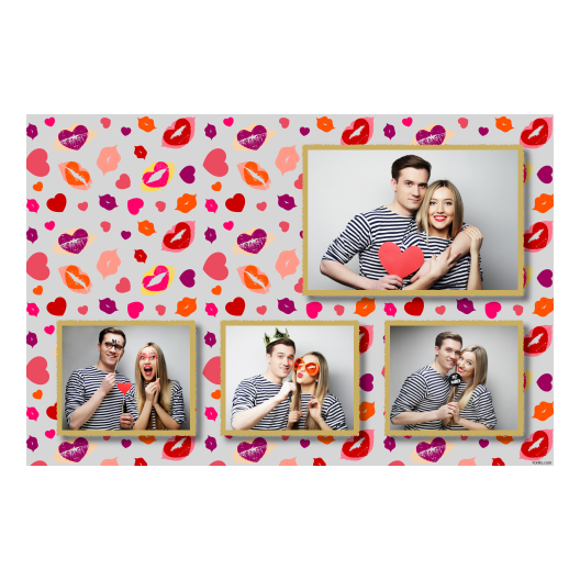 Kissing Day + hearts + 425 gray Kissing Day + hearts + 425 gray