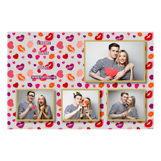 Kissing Day + hearts + 425 gray with captions Kissing Day + hearts + 425 gray with captions