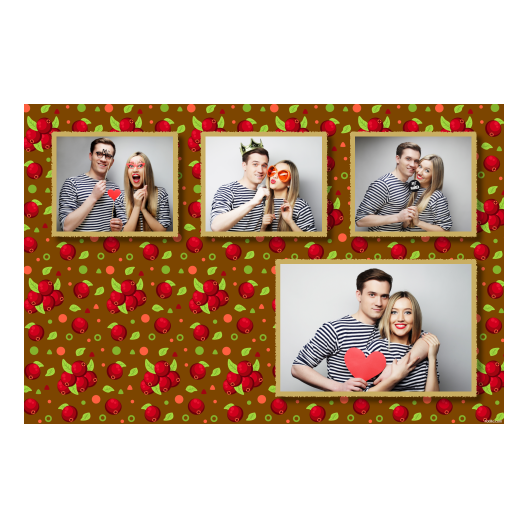 Cranberry Day + dots and leaves + 426 brown Cranberry Day + dots and leaves + 426 brown