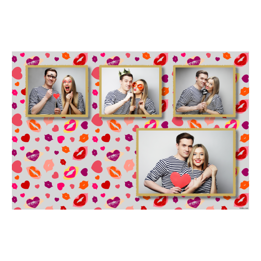 Kissing Day + hearts + 426 gray Kissing Day + hearts + 426 gray
