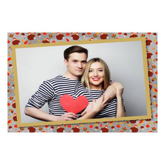 Hedgehog Day + leaves and fruits + 605 gray Hedgehog Day + leaves and fruits + 605 gray