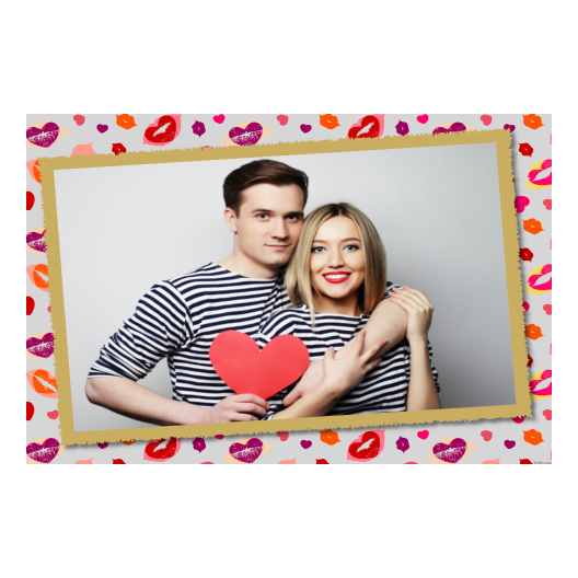 Kissing Day + hearts + 605 gray Kissing Day + hearts + 605 gray