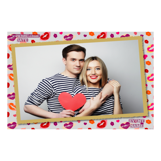 Kissing Day + hearts + 605 gray with captions Kissing Day + hearts + 605 gray with captions