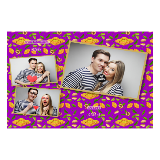 Baklava Day + leaves + 606 violet with captions Baklava Day + leaves + 606 violet with captions