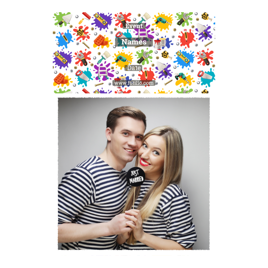 DIY Day with white background + tools - Postcard 6x4 model 326 - Image 6